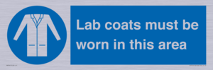 Lab coats must be worn in this area